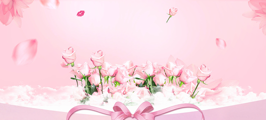 三八婦女節背景海報